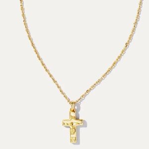 🌼KENDRA SCOTT GOLD CROSS NECKLACE IN GOLD